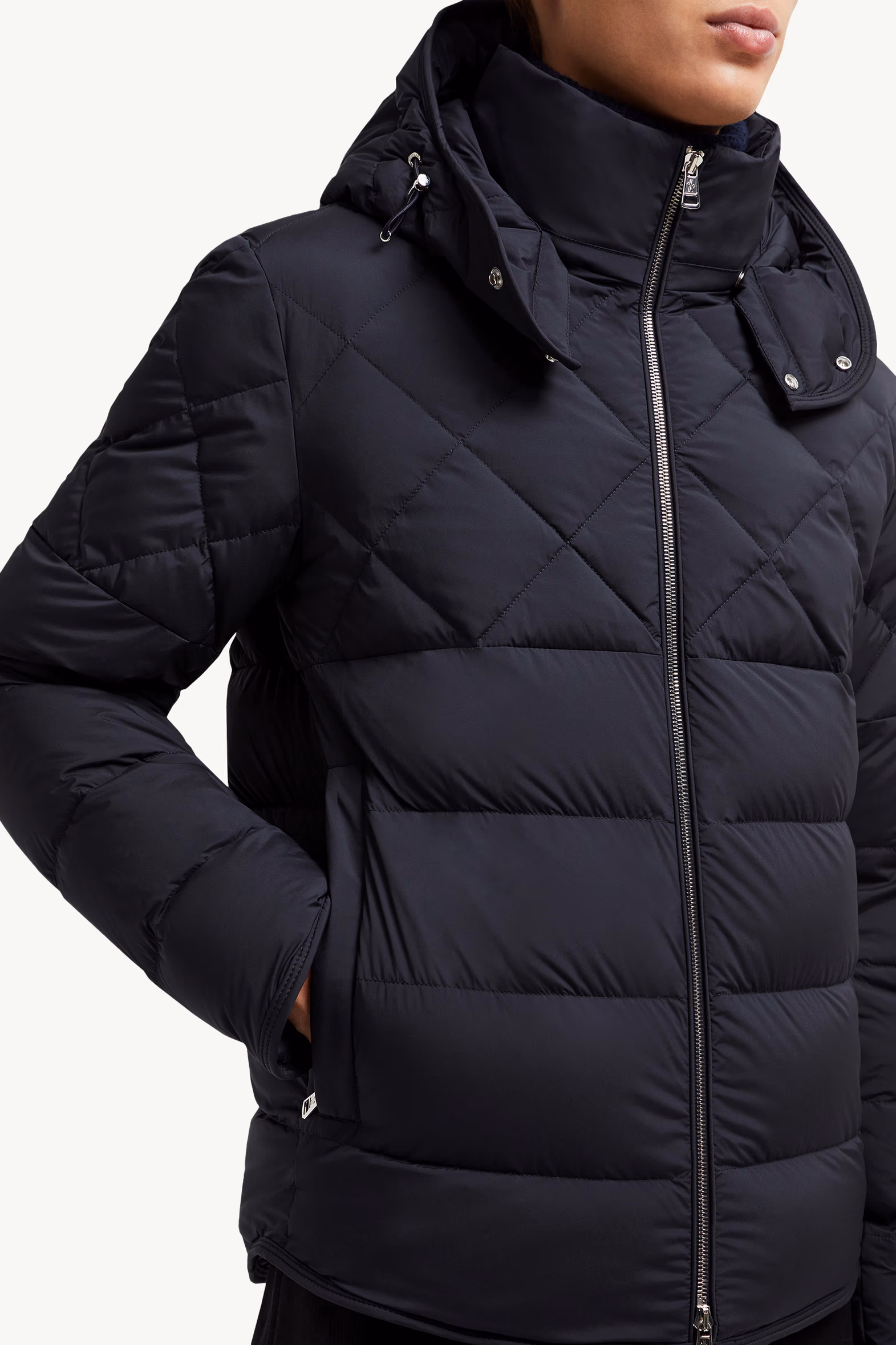 Doudoune courte à capuche Cecaud Hommes Bleu marine Moncler 6